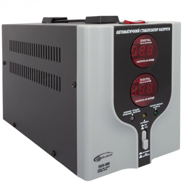 Фото - Стабілізатор напруги Gemix RDX-500