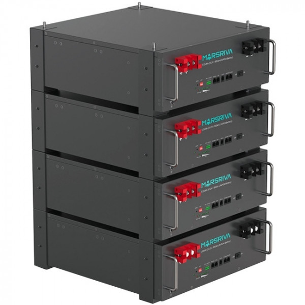 Фото - Батарея для сонячного інвертора Marsriva LiFePO4 Battery,51.2V/100Ah, Brand new REPT cell, Grad (MR-LFP5.12-LRT)