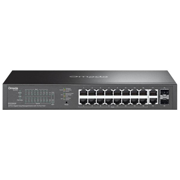 Фото - Коммутатор локальної мережі (Switch) TP-Link ES220GP