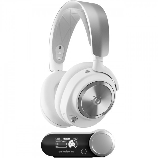 Фото - Гарнитура беспроводная игровая SteelSeries Arctis Nova Pro Wireles P White (61526)