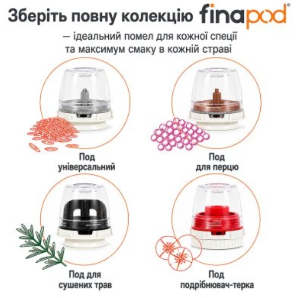 Фото - Млинок для спецій FinaMill GP813437-111BGY