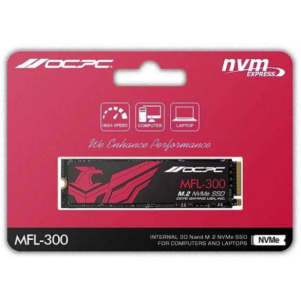 Фото - SSD-накопичувач внутрішній OCPC 1TB MFL-300 M.2 2280 PCIe 3x4 NVMe, Retail (SSDM2PCIEF1TB)