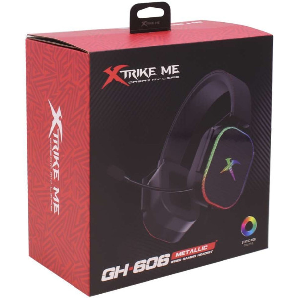 Фото - Гарнитура проводная игровая XTRIKE ME GH-606 Black