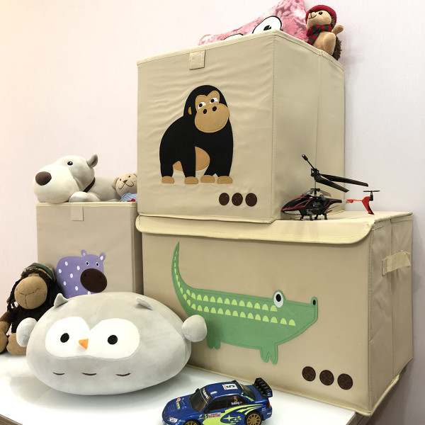 Фото - Коробка для зберігання дитяча Handy Home Мавпа 33x33x33 см (CH11)