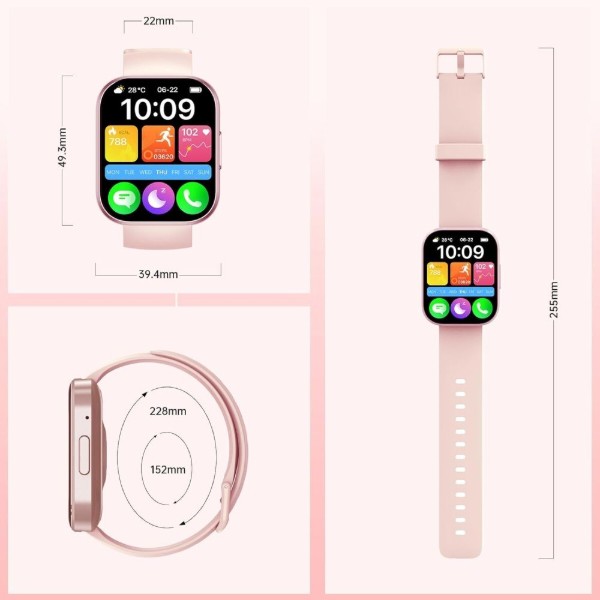 Фото - Смарт-часы OUKITEL BT103 pink