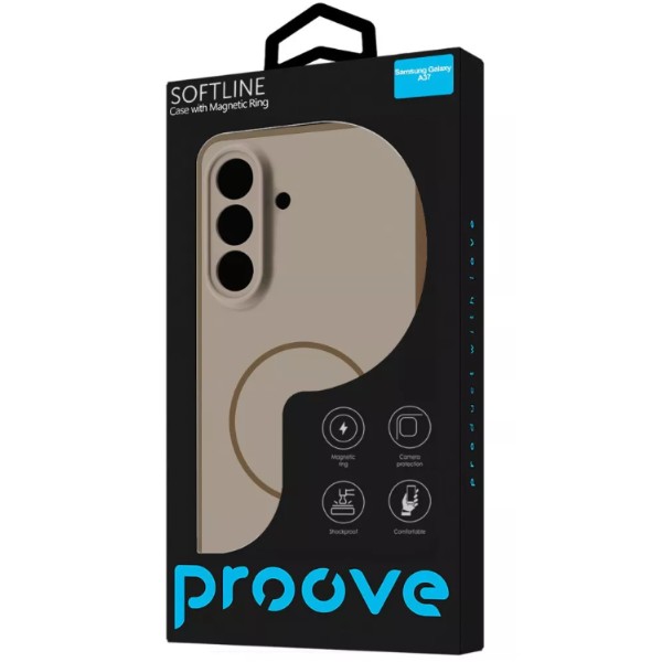 Фото - Чехол для смартфона Proove Softline Case with Magnetic Ring Samsung Galaxy A37 black (PCLCSGSA372)