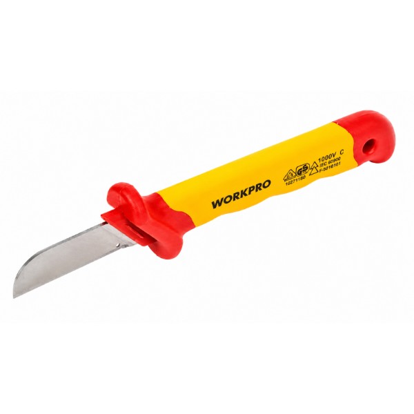 Фото - Ніж будівельний WORKPRO 50x180 мм PRO PLUS (WP344004)