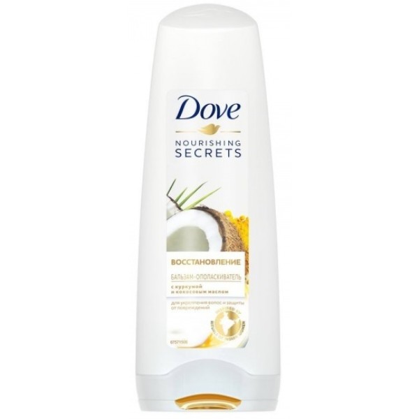Фото - Бальзам для волосся DOVE Nourish secrets Відновлення Куркума і кокосове масло 350 мл