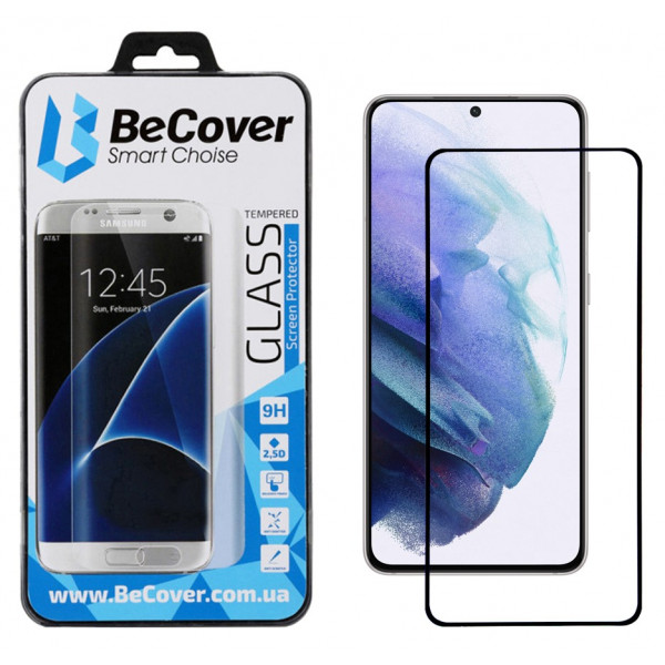 Фото - Захисне скло для смартфону BeCover Samsung Galaxy S21 SM-G991 Black (705915)