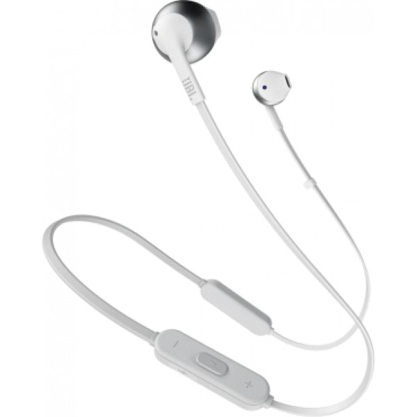 Фото - Наушники вкладыши беспроводные JBL T205BT Silver (JBLT205BTSIL)