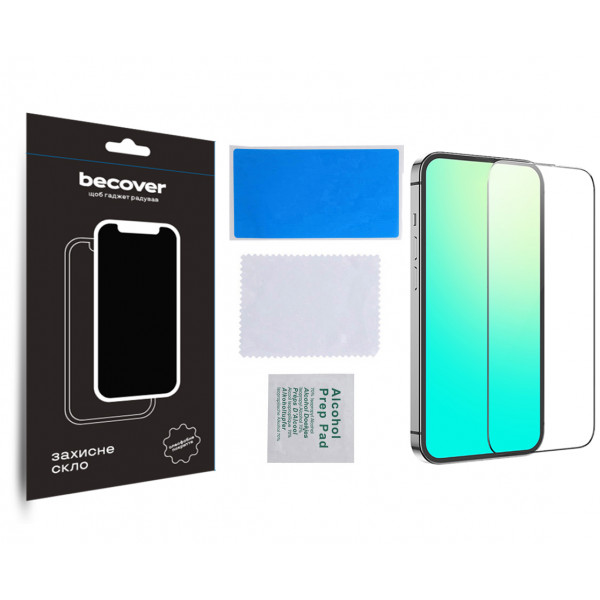 Фото - Захисне скло для смартфону BeCover for Apple iPhone 15 Black (709719)
