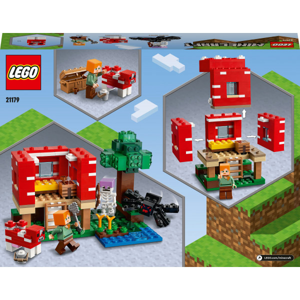 Фото - Конструктор LEGO Minecraft Грибной дом (21179)