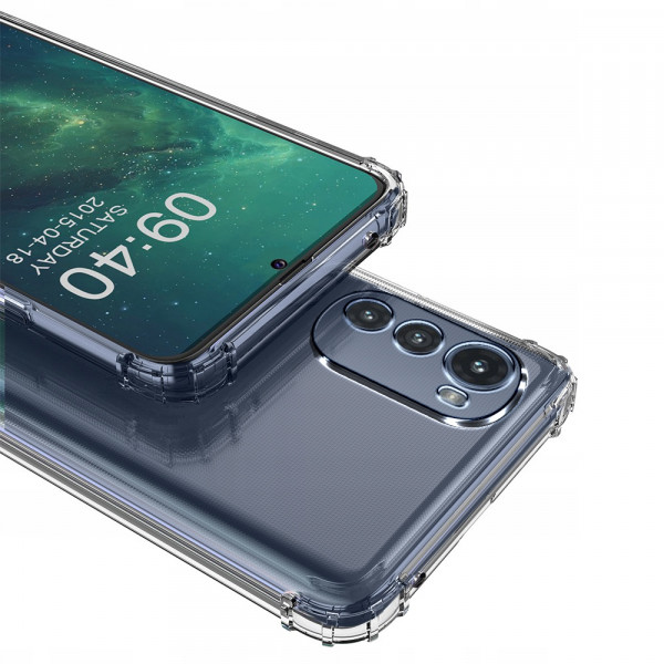 Фото - Чохол для смартфону BeCover Anti-Shock for Motorola Moto E32s Clear (709826)