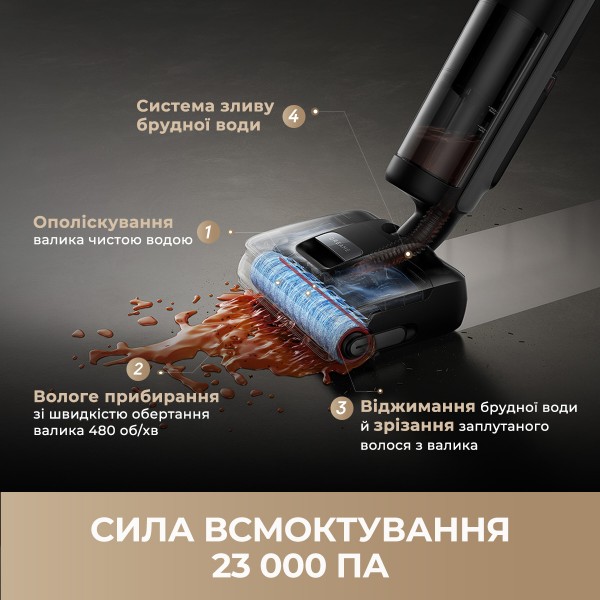 Фото - Пилосос ручний миючий Dreame Wet and Dry Vacuum H15 Mix