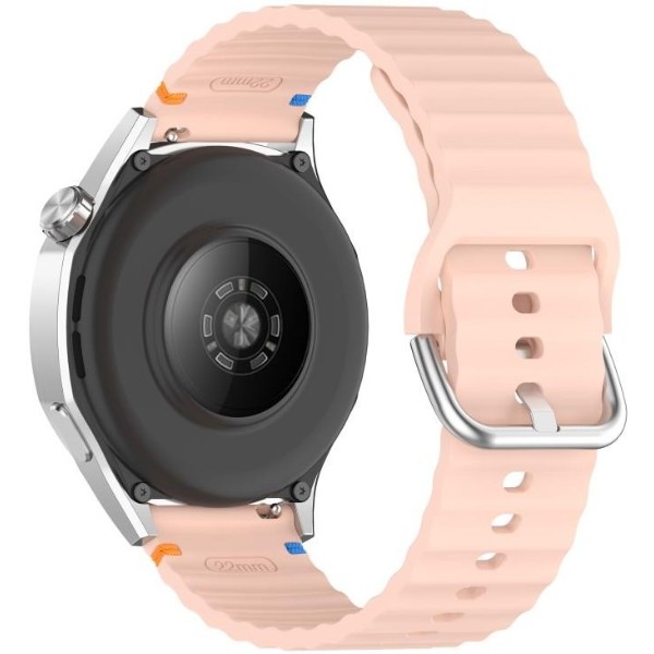Фото - Ремінець для смарт-годинника BeCover Ribbed Tape (22mm) for Huawei Watch GT 5 / GT 4 (46mm) / GT 3 (46mm) / GT 2 (46mm) / GT 2 Pro / Watch GS Pro Pink (714290)