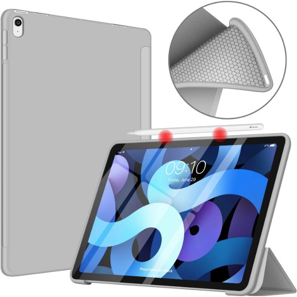 Фото - Чехол для планшета BeCover Tri Fold Soft TPU Silicone for Apple iPad Air 11" M4 2026 Gray (715238)