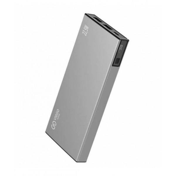 Фото - Батарея мобільна VIGGO POWER BANK PREMIUM 20000 mAh PD 20W Aluminium Silver (32755)
