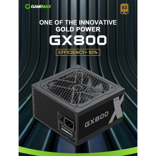 Фото - Блок живлення для ПК Gamemax GX-800