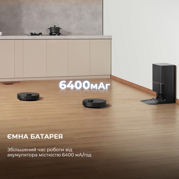 Фото - Робот-пилосос миючий Dreame Bot X40 Ultra Complete Black (RLX63CE-2-Bl)