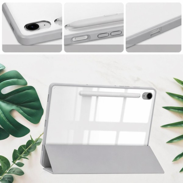 Фото - Чохол для планшета BeCover Soft Edge з кріпленням для стілусу for Samsung Galaxy Tab S10 FE (SM-X520/SM-X526) 10.9" Gray (715770)