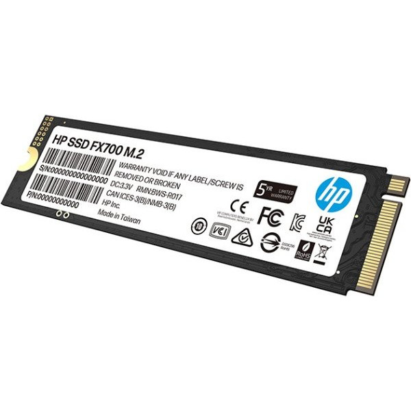 Фото - SSD-накопичувач внутрішній HP 1Tb FX700 M.2 PCIe 4.0 x4 NVMe 2.0 2280 TLC 3D V-NAND Retail (8U2N3AA)