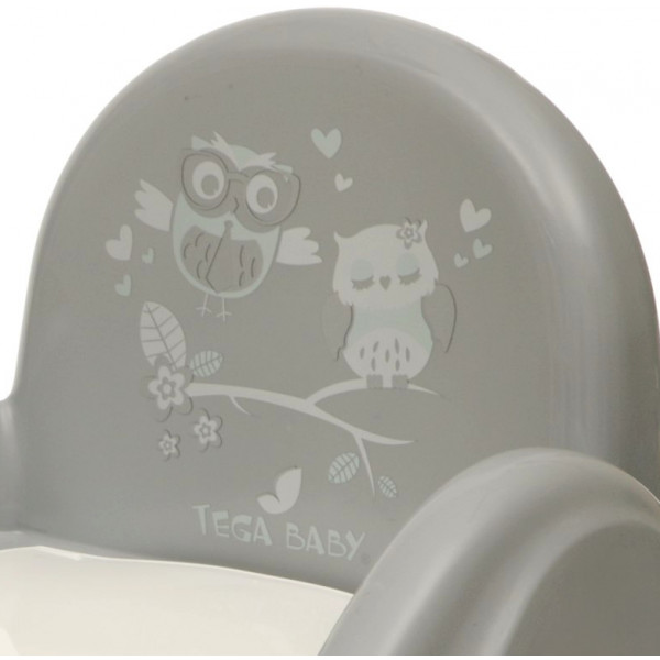 Фото - Горщик дитячий Tega Baby стільчик Сова Сірий (SO-010-106)