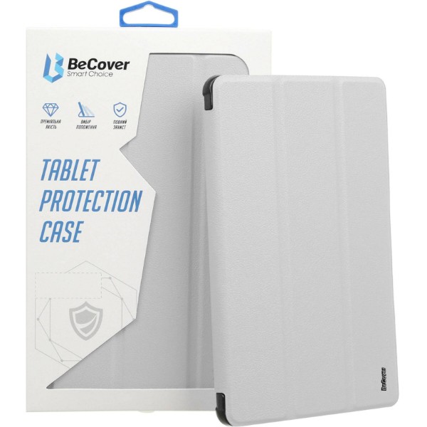 Фото - Чехол для планшета BeCover Ultra Slim Origami Transparent for Apple iPad Pro 11" M4 2024 Gray (711690)