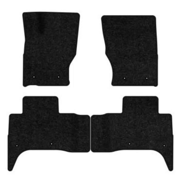 Фото - Коврики ворсовые в салон авто EVAtech Standard для Land Rover Range Rover Sport (L494) 2013-2022 2 поколение SUV EU черный кант (LR33640PDC4LA8VEB)