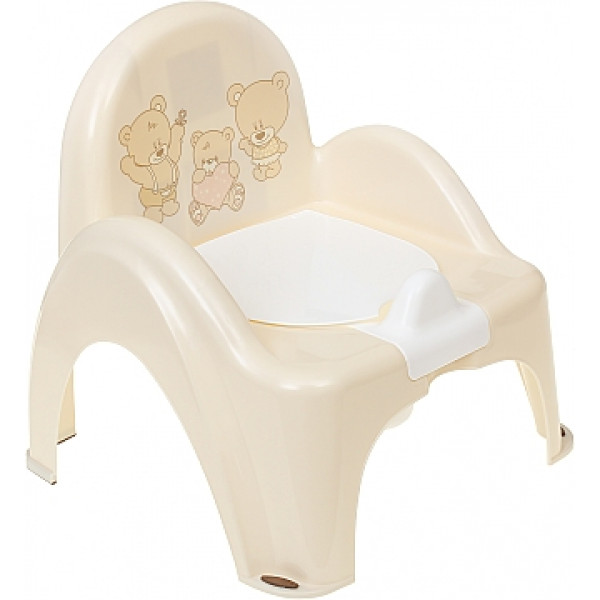 Фото - Горщик дитячий Tega Baby стільчик Ведмедики Бежевий (MS-012-119)