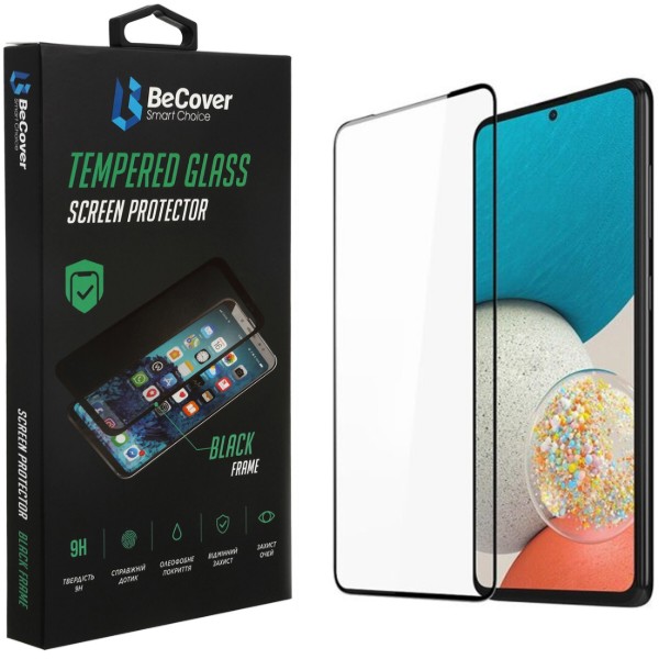 Фото - Захисне скло для смартфону BeCover for Samsung Galaxy A53 SM-A536 Black (707322)