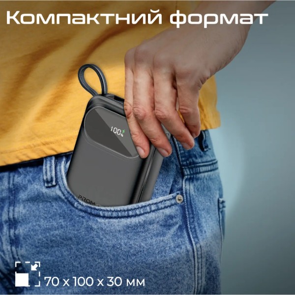 Фото - Батарея мобильная Promate 20000mAh (powerpod-20.black)