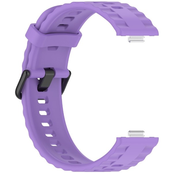 Фото - Ремінець для смарт-годинника BeCover Ribbed Tape for Huawei Watch Fit 3 / Fit 4 / Fit 4 Pro Purple (714114)