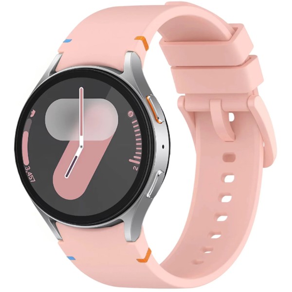Фото - Ремінець для смарт-годинника BeCover Ribbed Tape for Samsung Galaxy Watch (20mm) 3 41mm/4 40mm-44mm/5 40-44mm/6 40-44mm/7 40-44mm Pink (712059)