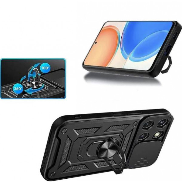 Фото - Чохол для смартфону BeCover Military for Honor X6a Black (710670)