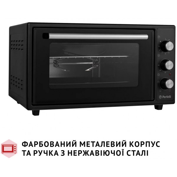 Фото - Печь электрическая Perfelli MIRAGE 48 BLACK