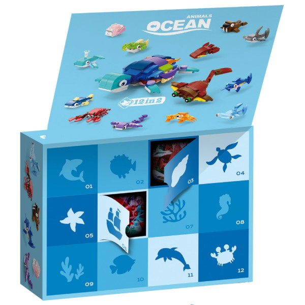 Фото - Пластиковый конструктор Animals Ocean Морские жители 331 деталь (9103K12)