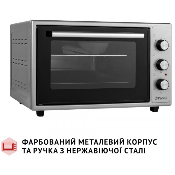 Фото - Печь электрическая Perfelli TRIMO 37 GREY