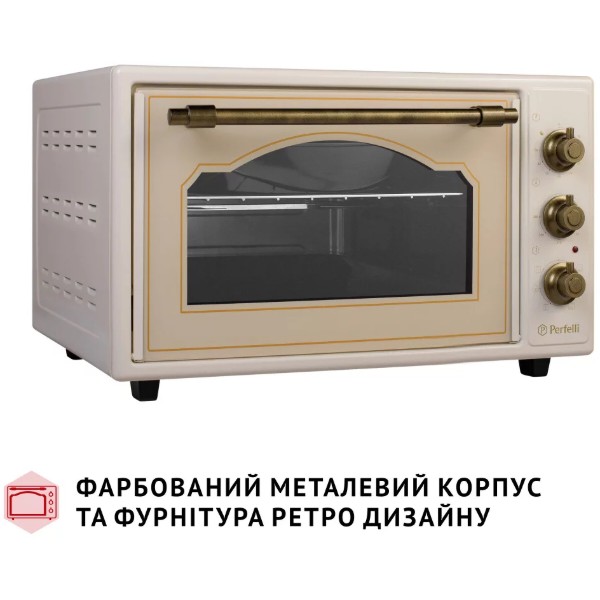Фото - Печь электрическая Perfelli LAGGIO 37 IVORY RETRO