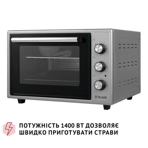 Фото - Печь электрическая Perfelli CLASSIC 37 GREY
