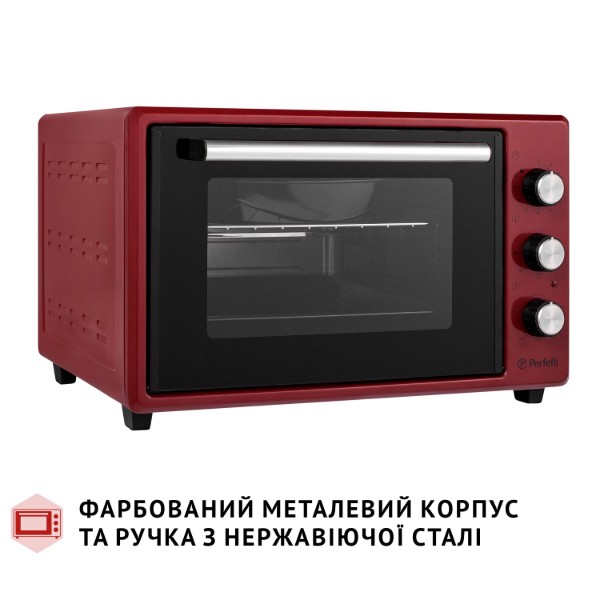 Фото - Печь электрическая Perfelli MIRAGE 37 RED