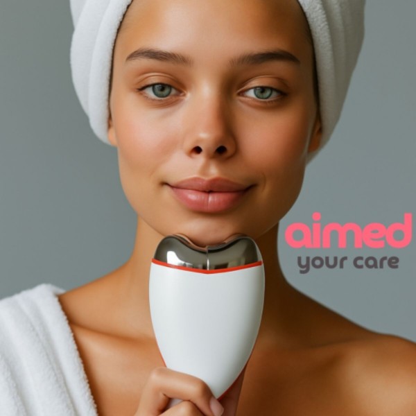 Фото - Массажер для лица AIMED SkinLift Guasha Anti-Aging RF Lifting Hot&Cold EMS+LED White (AI-EMS_Guasha_wh)
