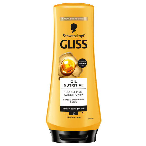 Фото - Бальзам для волосся Schwarzkopf Prof. Gliss Kur Oil Nutritive 200 мл (9000100398534)