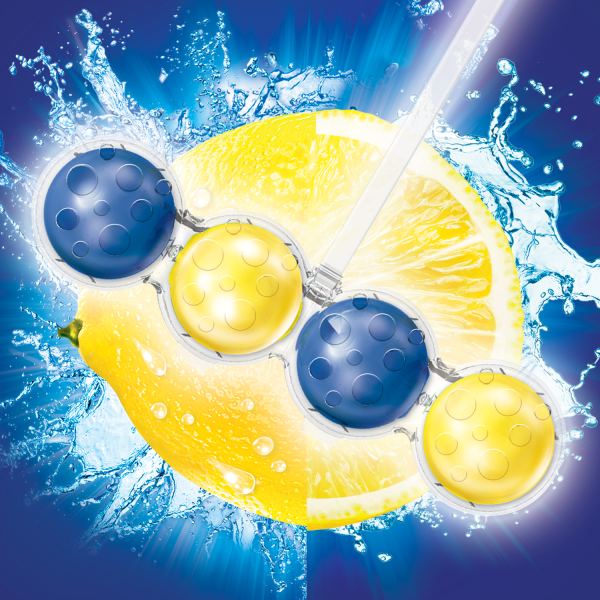 Фото - Туалетний блок Bref Сила актив Лимон Дуопак 2*50 г