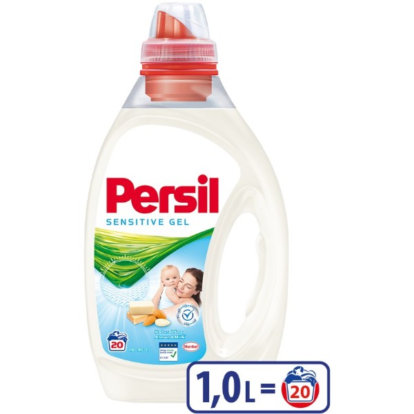 Фото - Гель для прання Persil Sensitive 1 л (9000101318784)