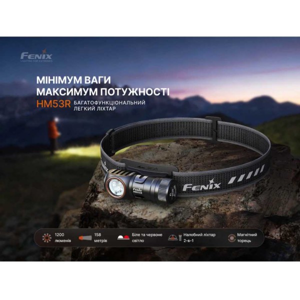 Фото - Ліхтар налобний Fenix HM53R