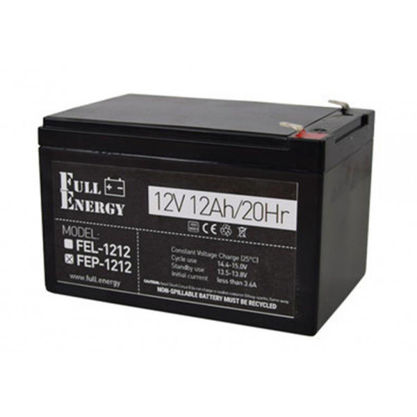 Фото - Акумулятор для ДБЖ Full Energy 12V (FEP-1212) Фото - Акумулятор для ДБЖ Full Energy 12V (FEP-1212)