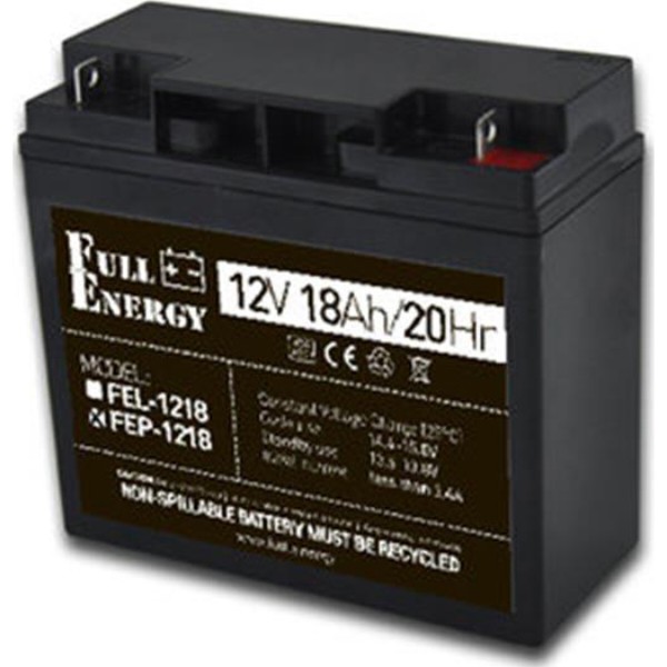 Фото - Аккумулятор для ИБП Full Energy 12V 18AH (FEP-1218) AGM