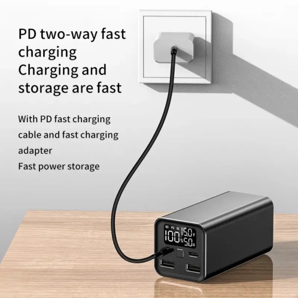 Фото - Батарея мобильная ATRIA Powerbank USB-C 65W 20000mAh (WPD-65)