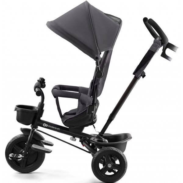 Фото - Триколісний велосипед Kinderkraft Aveo Malachite Gray (KRAVEO00GRY0000)