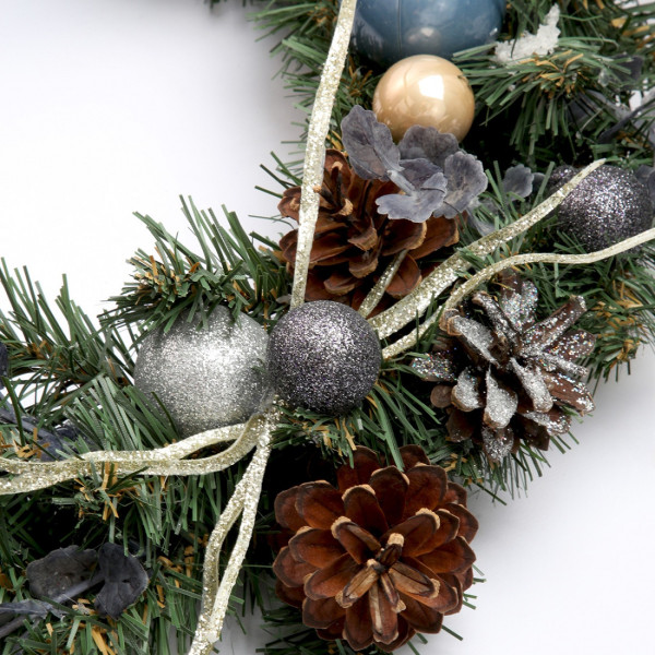 Фото - Вінок штучний YES! Fun Fun 35 см Лавандовый сюрприз (904949)